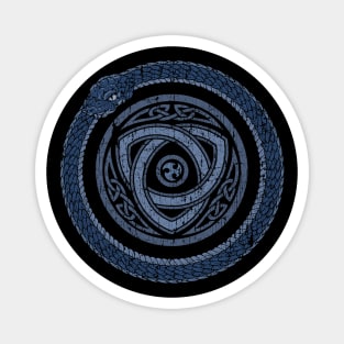 Jormungandr Ouroboros Viking Norse Pagan Mythology Serpent Magnet